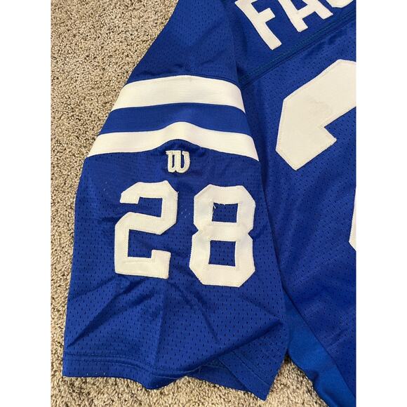 Indianapolis Colts NFL Marshall Faulk #28 Vintage Wilson Jersey XL (48) - Picture 5 of 6